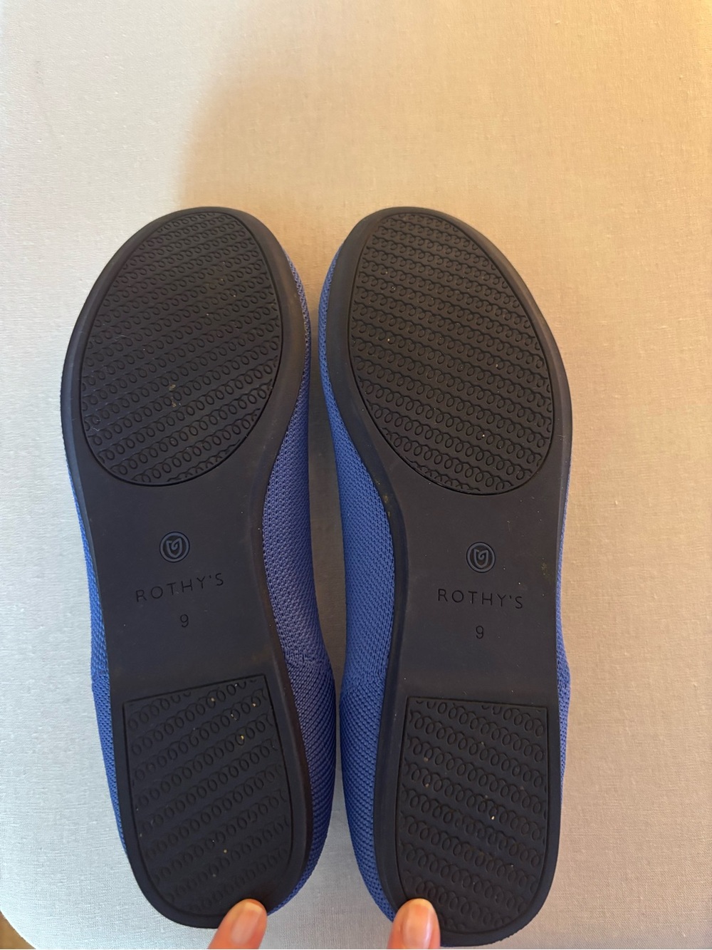 Rothy's Womens Blue Ballet Flats - Picture 2 of 3